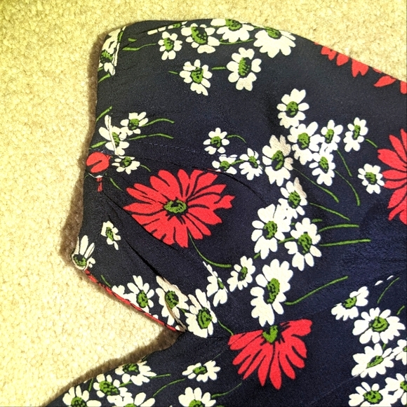 Madewell Mini Dress / Ruffled Floral Dress - Picture 3 of 9